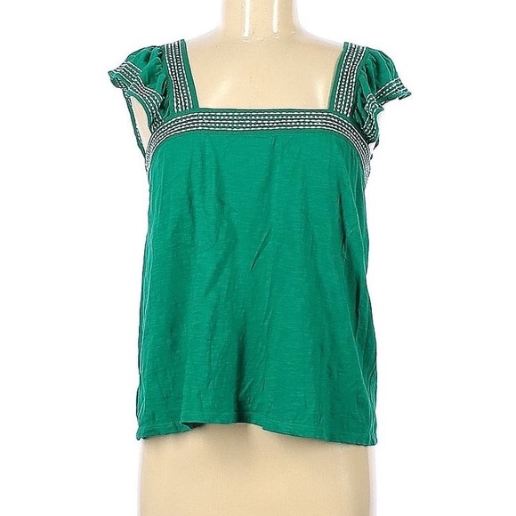 LOFT Boho Short Sleeve top - Picture 8 of 8